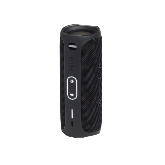 JBL Flip 5 - Black Matte - Portable Waterproof Speaker - Back